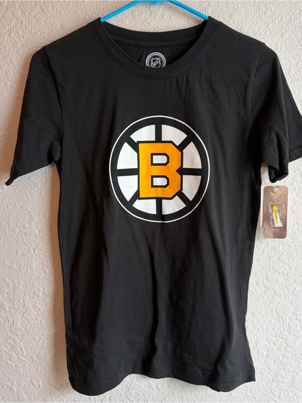 Boston Bruins NHL Black T-Shirt - Boys Large NWT